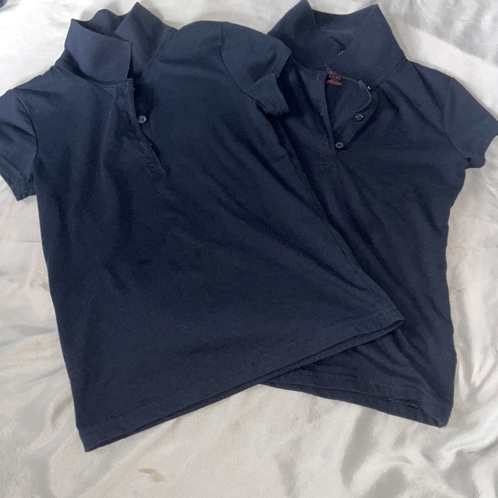 Cat&Jack kids school uniform tops(2 count) Navy